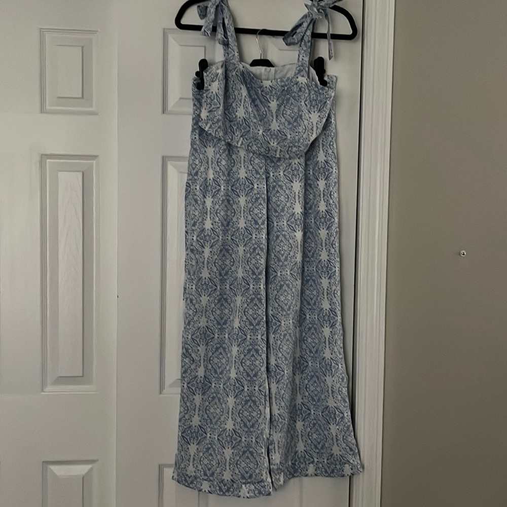 woven set - crop and pant